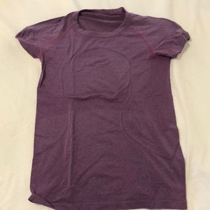 Lululemon purple exercise top